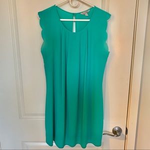 Knee-high Teal Dress